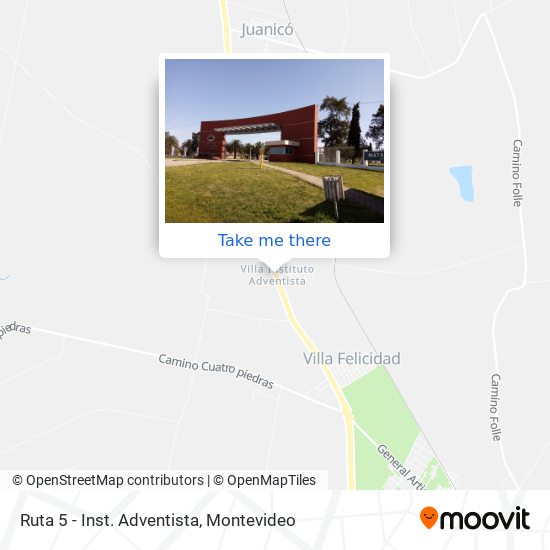 Ruta 5 - Inst. Adventista map