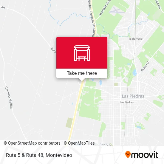 Ruta 5 & Ruta 48 map