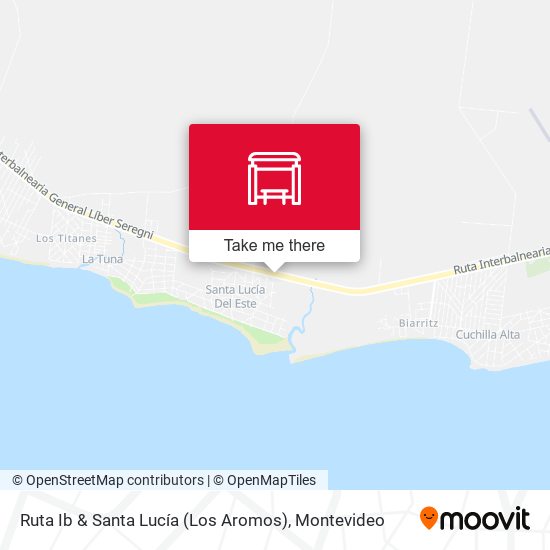 Mapa de Ruta Ib & Santa Lucía (Los Aromos)