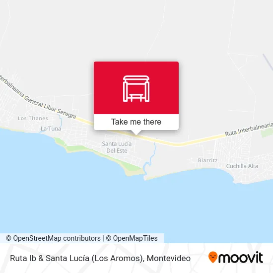 Ruta Ib & Santa Lucía (Los Aromos) map