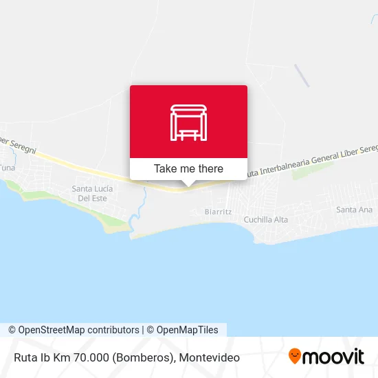 Ruta Ib Km 70.000 (Bomberos) map