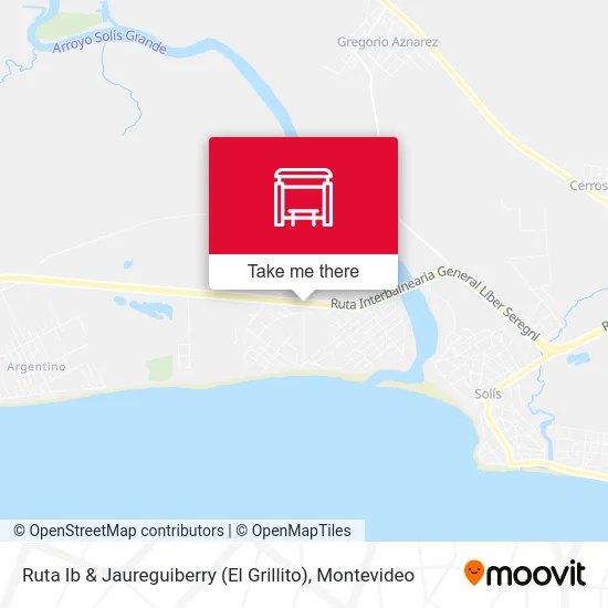 Ruta Ib & Jaureguiberry (El Grillito) map