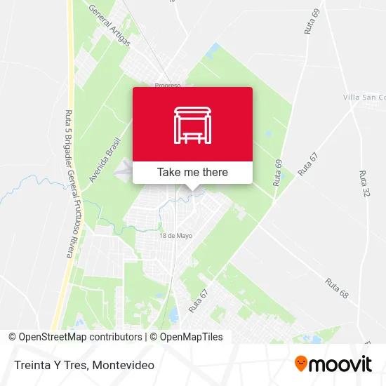 Treinta Y Tres map
