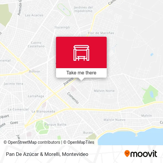 Mapa de Pan De Azúcar & Morelli