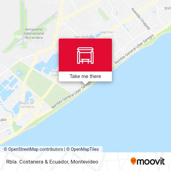 Rbla. Costanera & Ecuador map