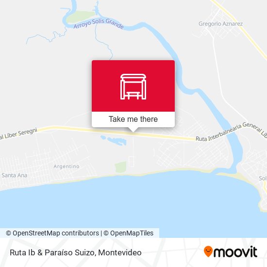 Ruta Ib & Paraíso Suizo map