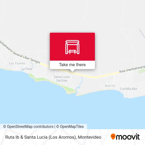Ruta Ib & Santa Lucía (Los Aromos) map
