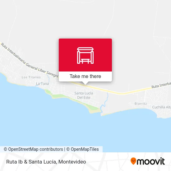 Ruta Ib & Santa Lucía map