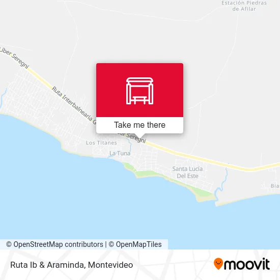 Ruta Ib & Araminda map