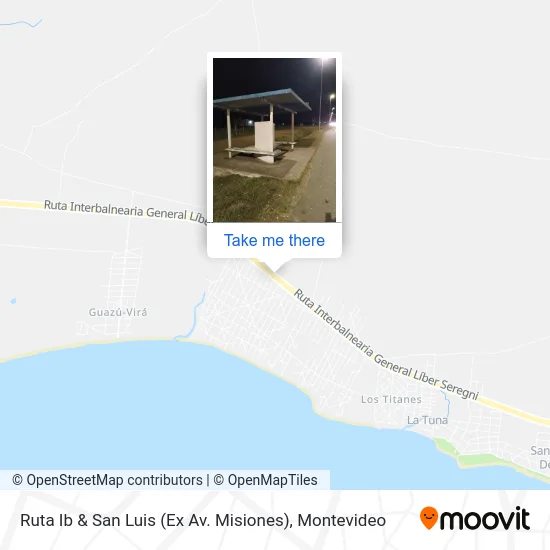 Ruta Ib & San Luis (Ex Av. Misiones) map