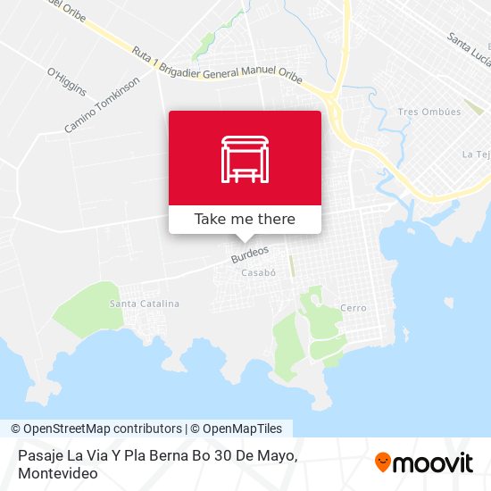 Pasaje La Via Y Pla Berna Bo 30 De Mayo map