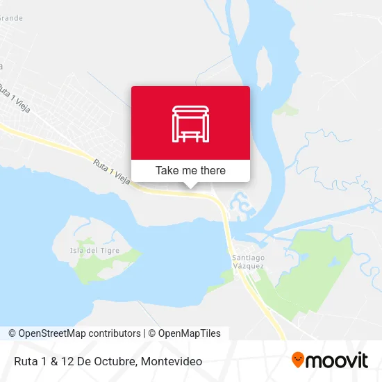 Ruta 1 & 12 De Octubre map