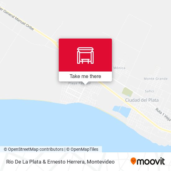 Río De La Plata & Ernesto Herrera map