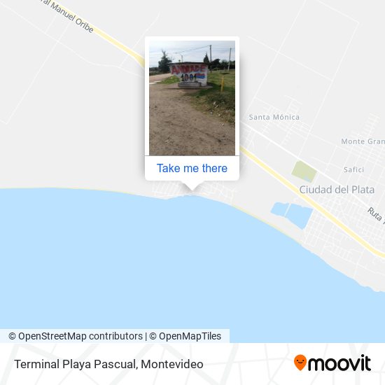Terminal Playa Pascual map