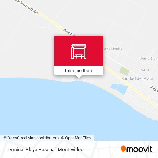 Terminal Playa Pascual map