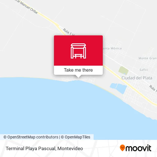 Terminal Playa Pascual map