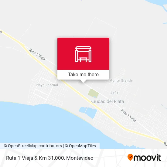 Ruta 1 Vieja & Km 31,000 map