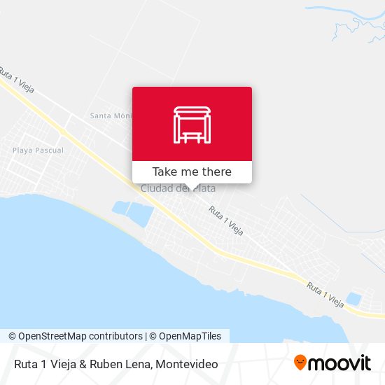 Ruta 1 Vieja & Ruben Lena map