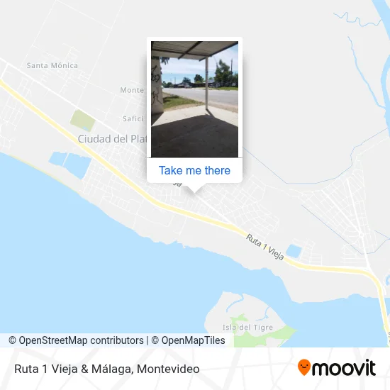 Ruta 1 Vieja & Málaga map