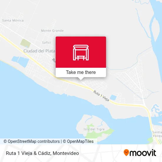 Ruta 1 Vieja & Cádiz map