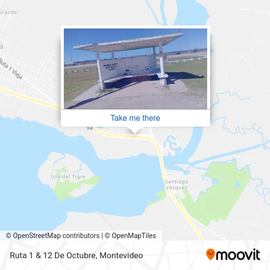 Ruta 1 & 12 De Octubre map