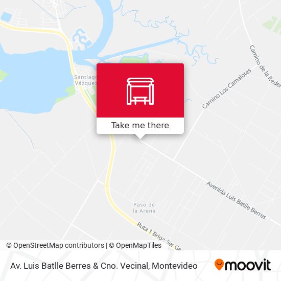 Mapa de Av. Luis Batlle Berres & Cno. Vecinal