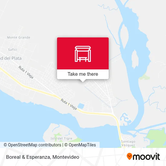 Boreal & Esperanza map