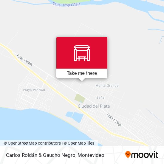 Mapa de Carlos Roldán & Gaucho Negro