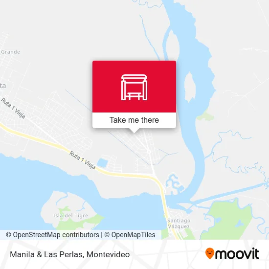 Manila & Las Perlas map