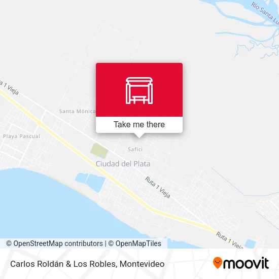 Carlos Roldán & Los Robles map