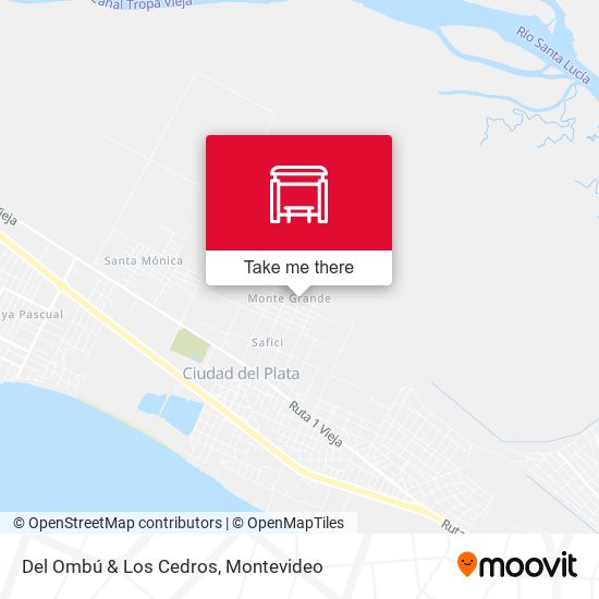 Del Ombú & Los Cedros map