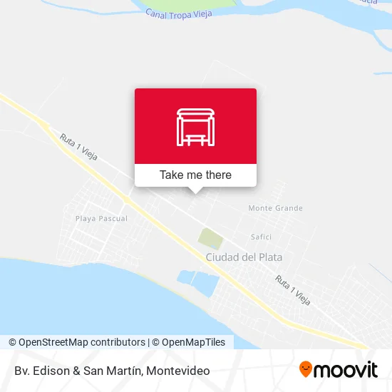 Bv. Edison & San Martín map