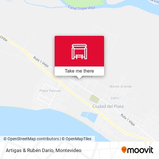 Artigas & Rubén Darío map