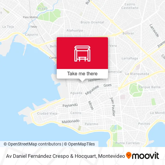 Mapa de Av Daniel Fernández Crespo & Hocquart