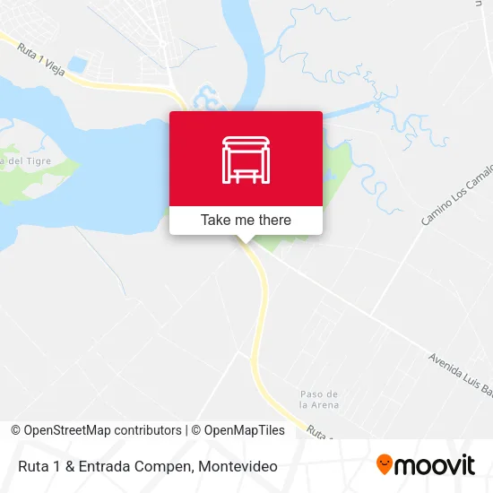 Ruta 1 & Entrada Compen map
