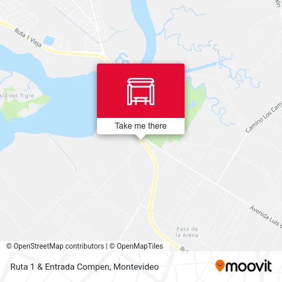 Ruta 1 & Entrada Compen map
