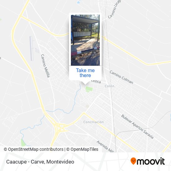 Caacupe - Carve map