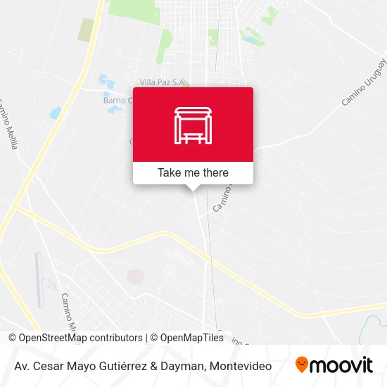 Mapa de Av. Cesar Mayo Gutiérrez & Dayman