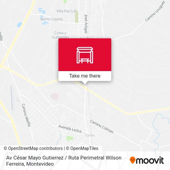 Av César Mayo Gutierrez / Ruta Perimetral Wilson Ferreira map