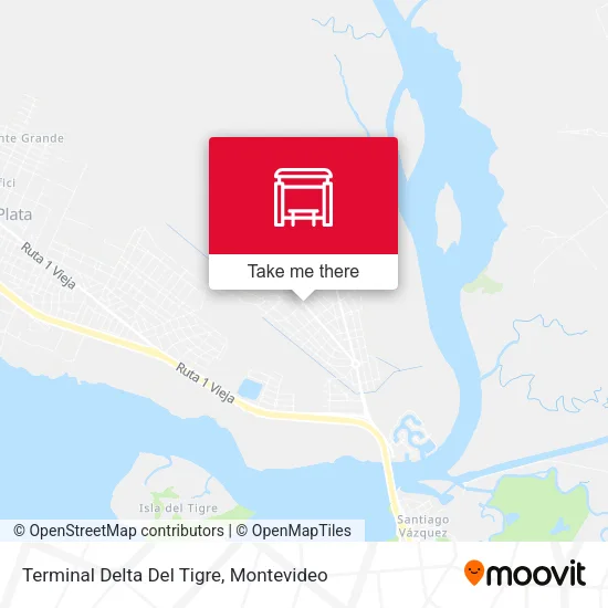Terminal Delta Del Tigre map