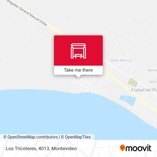 Los Tricolores, 4013 map