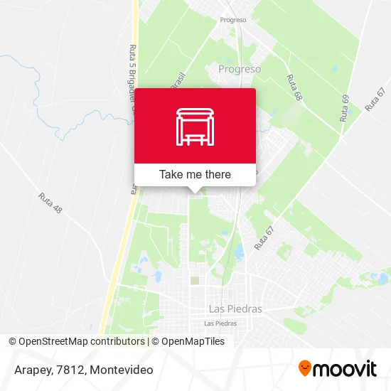 Arapey, 7812 map