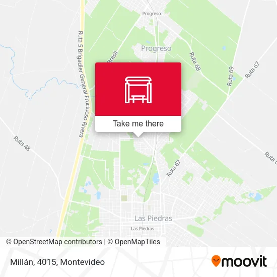 Millán, 4015 map