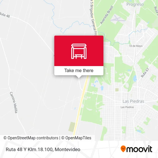 Ruta 48 Y Klm.18.100 map