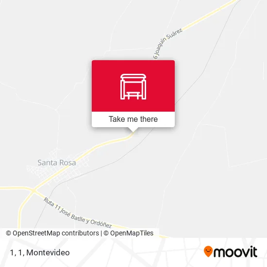 1, 1 map