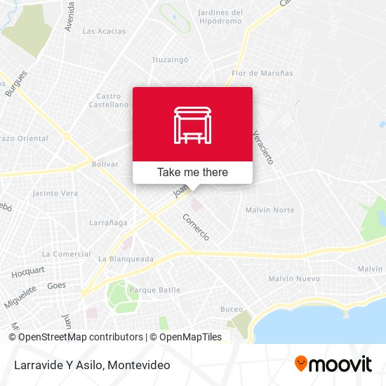 Mapa de Larravide Y Asilo