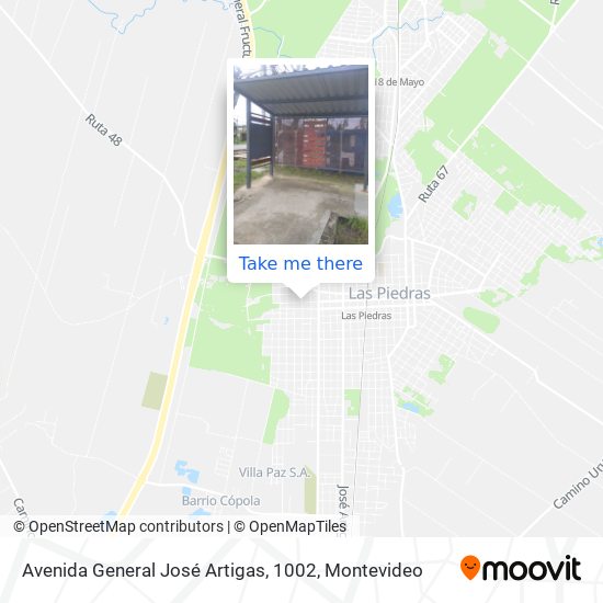 Avenida General José Artigas, 1002 map