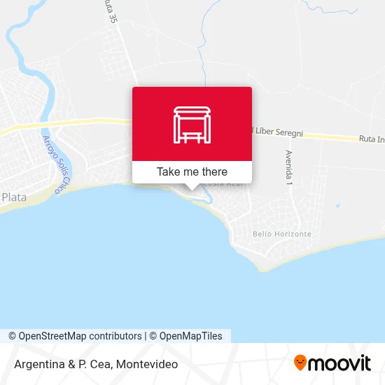 Argentina & P. Cea map