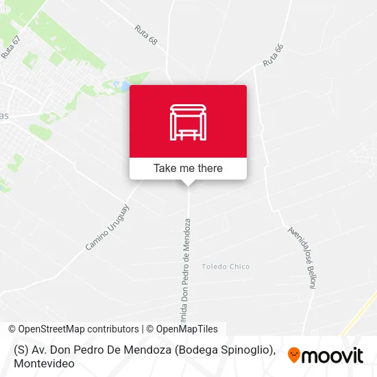(S) Av. Don Pedro De Mendoza (Bodega Spinoglio) map