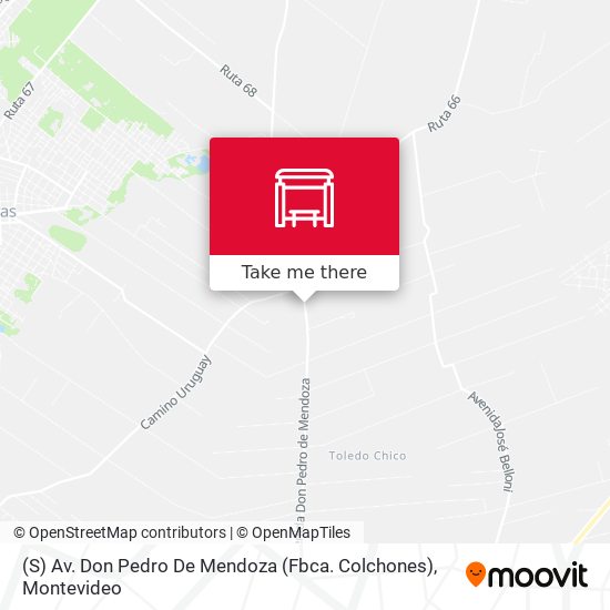 Mapa de (S) Av. Don Pedro De Mendoza (Fbca. Colchones)